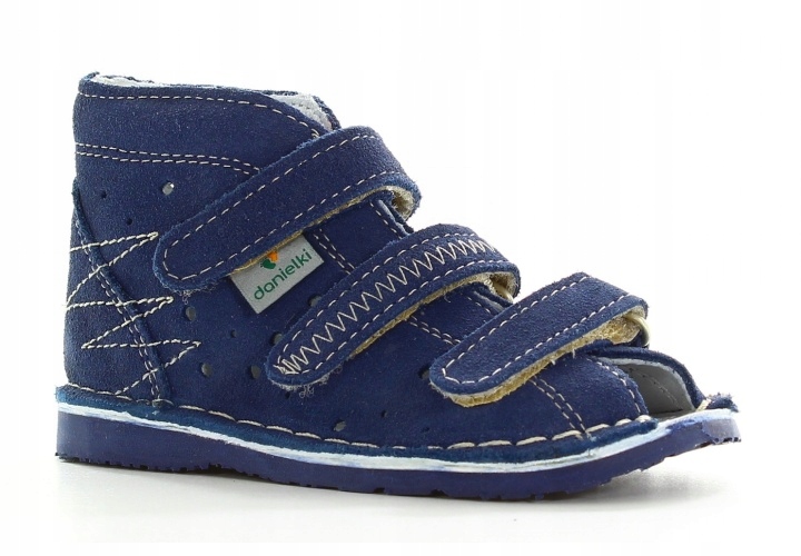 Danielki obuwie kapcie profilaktyczne sandały rozmiar 31 skóra T115 jeans