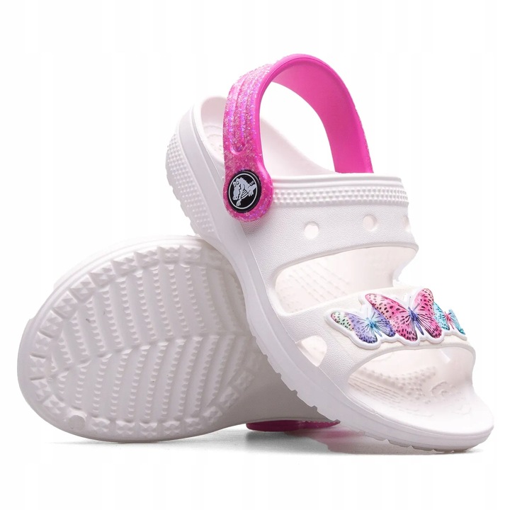 Sandały dziecięce CROCS classic embellished rozmiar 23,5 C7 23-24 biały