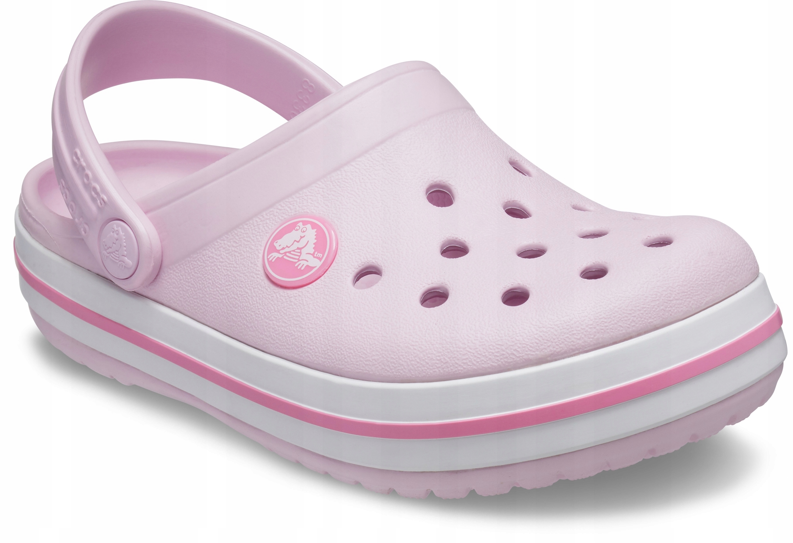 Klapki chodaki dziecięce CROCS crocband clog rozmiar 32,5 J1 32-33 różowe