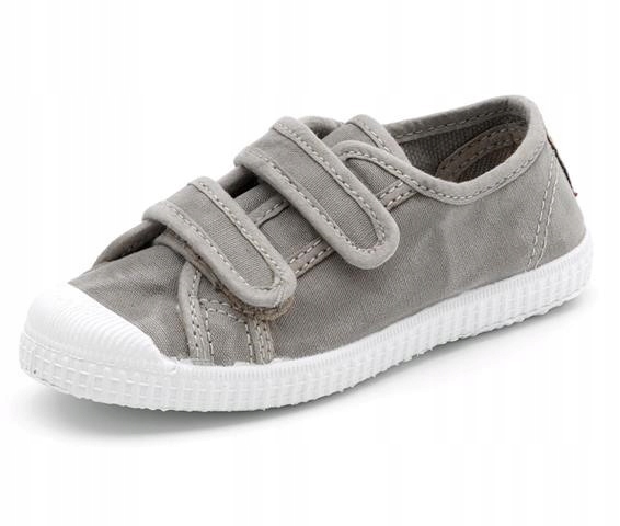Trampki dziecięce CIENTA 78777-170 tenisówki rozmiar 36 gris szare rzepy