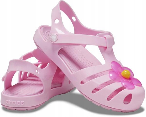 Sandały dziecięce CROCS Isabella Charm 208445 rozmiar 24,5 C8 24-25 różowe