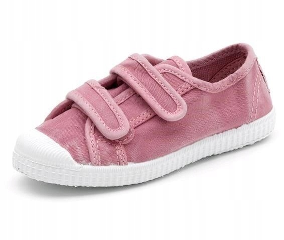 Trampki dziecięce CIENTA 78777-42 rozmiar 35 rosa różowe przecierane rzepy